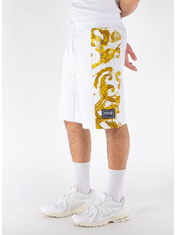 SHORTS WATERCOLOR COUTURE, G03 WHITE/GOLD, small