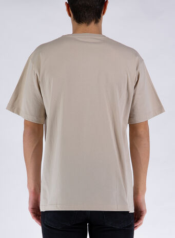 T-SHIRT LOOSE FIT, S220 - SABBIA, small