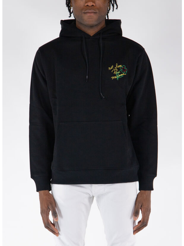 FELPA HOODIE SLOGAN ESQUISSE, BL BLACK, large