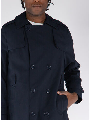 TRENCH FREE GABARDINA, 05 BLU NAVY, small