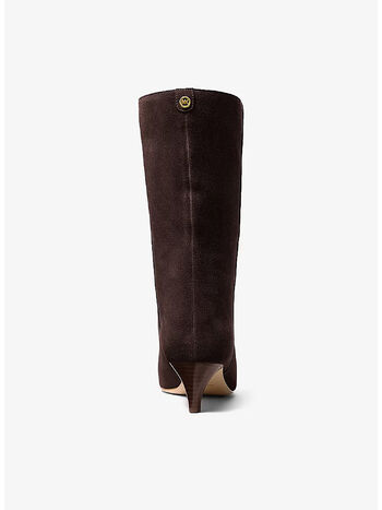 STIVALE DANIELA IN PELLE SCAMOSCIATA, 251 CHOCOLATE, small