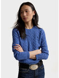 MAGLIONE JULIANNA, NIMES BLUE HEATHER, thumb