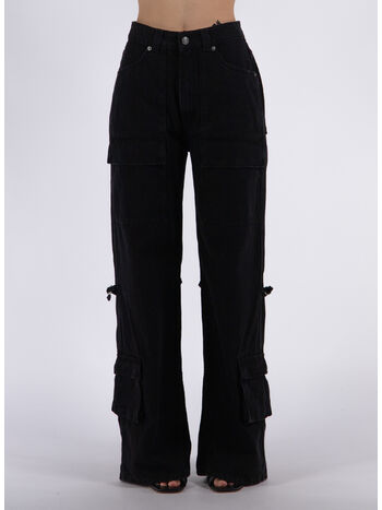 JEANS WYNONA CARGO, L0806 BLACK STONE, small