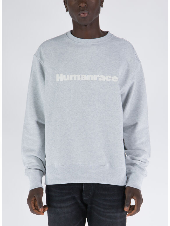 FELPA PHARRELL WILLIAMS BASICS CREW (NEUTRAL), LGREYH/LGSOGR, medium