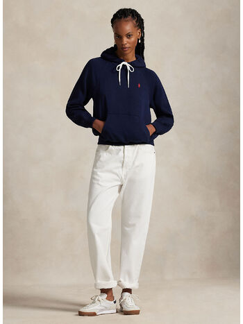 FELPA CON CAPPUCCIO HOODIE, CRUISE NAVY, small