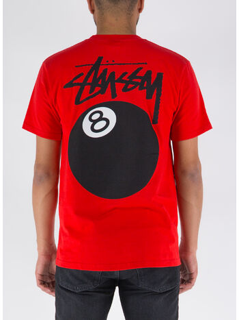 T-SHIRT 8 BALL, RED, small