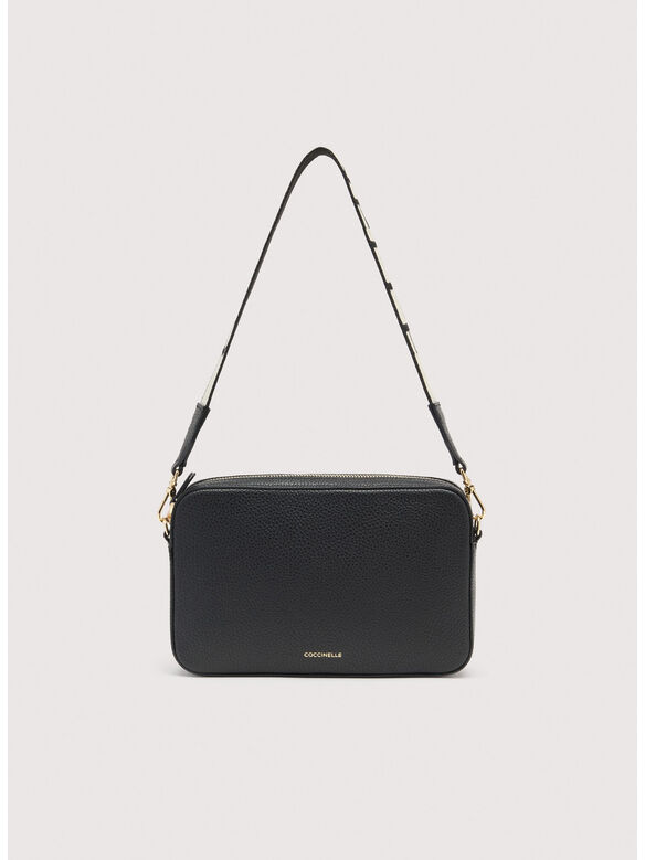 BORSA A SPALLA TEBE, 001 NOIR, medium