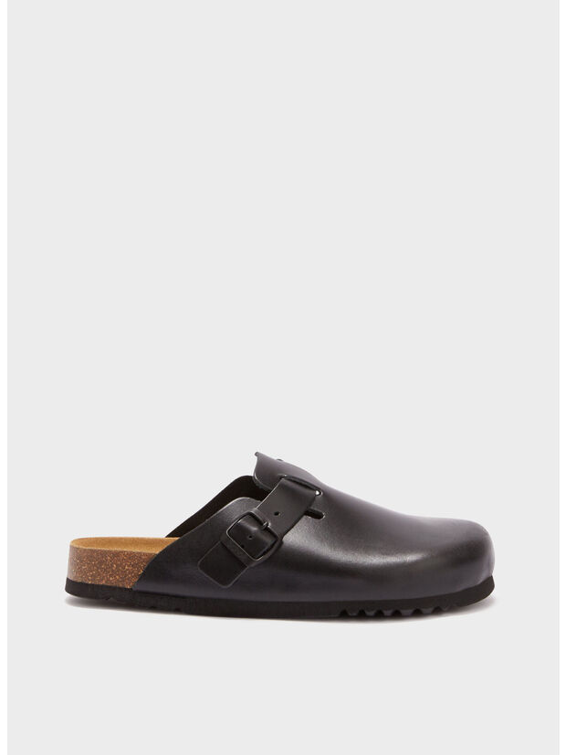 SANDALO SABOT OLIVIER NEW, BLACK, large