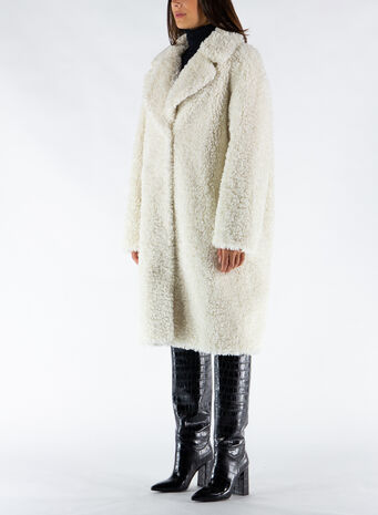 CAPPOTTO CAMILLE COCOON, 96000OFFWHITE, small