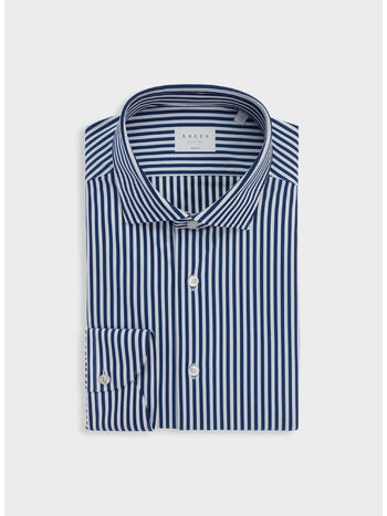 CAMICIA A RIGHE COLLO FRANCESE, 006, small