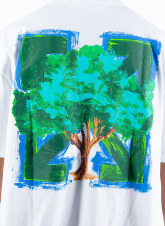 T-SHIRT ARROW TREE, 0184WHITEMULTI, small