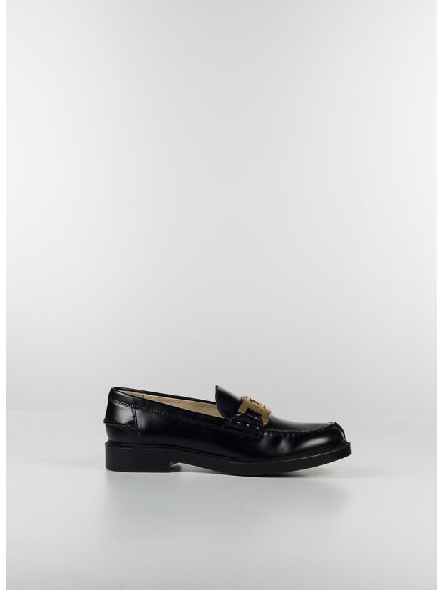 SCARPA MOCASSINO IN PELLE, B999 NERO, large
