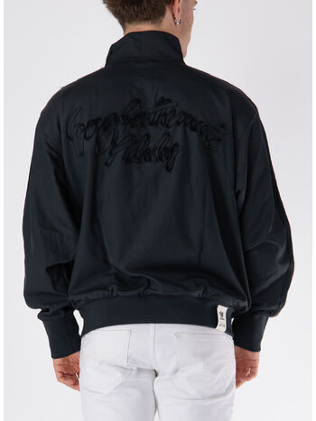 FELPA FULL ZIP SFTM, BLACK/BRWON, small
