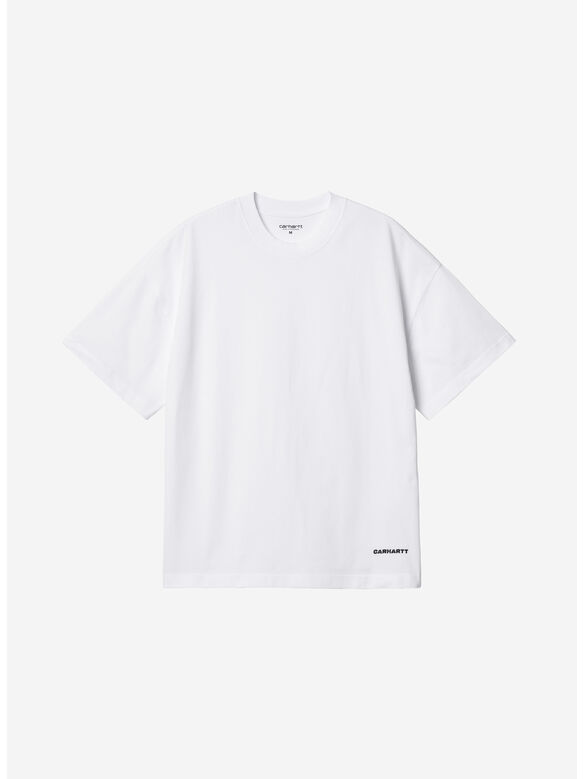 T-SHIRT LINK SCRIPT, 00AXX WHITE/BLACK, medium
