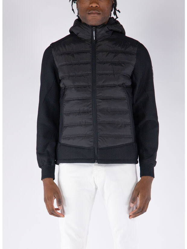 PIUMINO HYBRID SOFTSHELL, 001 BLACK, large