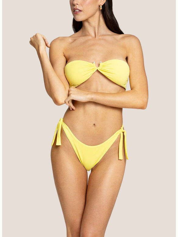 BIKINI FASCIA MARYLIN PEARL, 020 GIALLO, medium