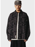 CAMICIA WBJONG WASH CHECK, 39 BLACK-WHIT, thumb