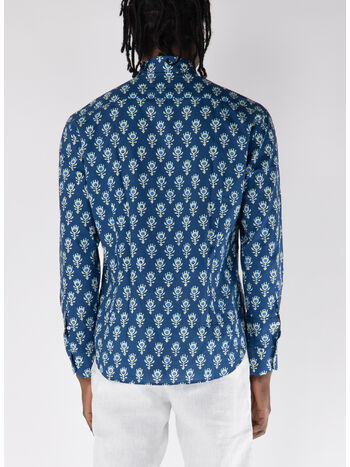 CAMICIA SIKELIA INDIGO SHAPE, 01707H 61, small