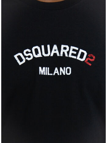 T-SHIRT DSQUARED2 MILANO, 900 BLACK, small