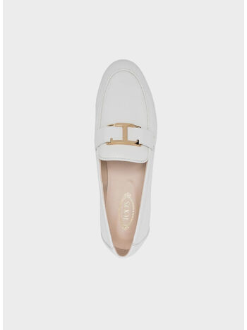 MOCASSINO T TIMELESS IN PELLE, B001 BIANCO, small