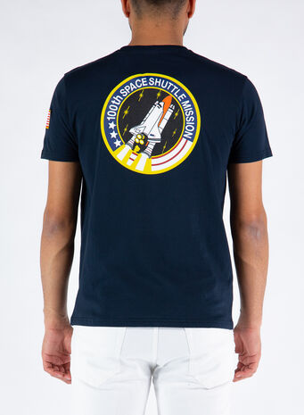 T-SHIRT SPACE SHUTTLE, 07REPLBLUE, small