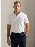 POLO IN PIQU&Eacute; STRETCH CUSTOM, WHITE/C1730, thumb