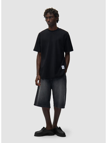 T-SHIRT REVERSIBLE LABEL, 1 BLACK, small