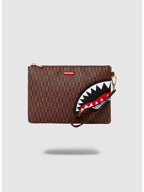 POCHETTE CASHIN CHECKS CROSSOVER CLUTCH, CHECKRED, medium