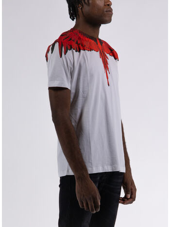T-SHIRT ICON WINGS REGULAR, 0125 WHITE RED, small