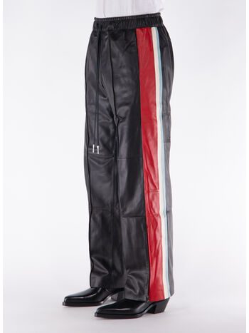 PANTALONE LEATHER TRACK, MULTICOLORED, small