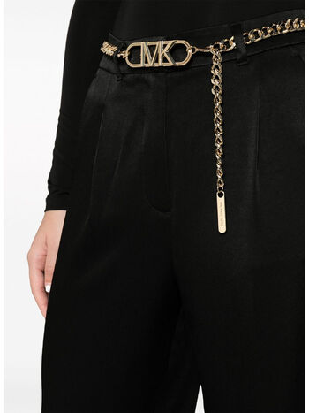 PANTALONE SLINKY SATIN BACK, 001 BLACK, small