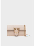 PORTAFOGLIO LOVE BAG ONE SIMPLY, C50Q BEIGE/ANTIQUE GOLD, thumb