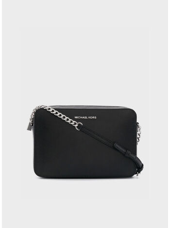 BORSA A TRACOLLA JET SET, 001 BLACK, small