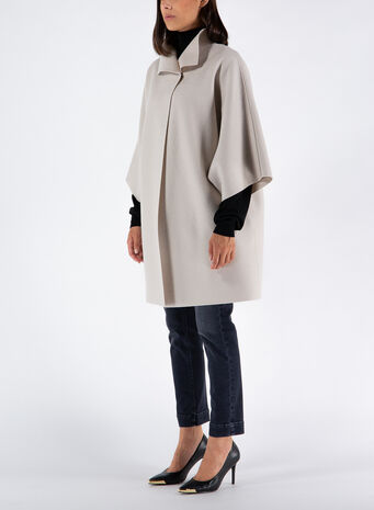 MANTELLA  KIMONO IN LANA., 412CREAM, small