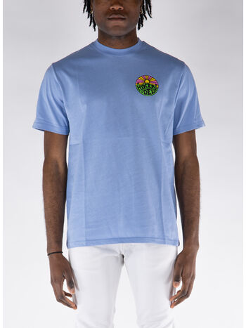 T-SHIRT ORIGINAL LOGO S/S, FJORD BLUE, small