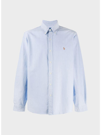 CAMICIA OXFORD, BLUE, small
