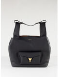 BORSA SHOPPING BEAT GENERATION, 613 NOIR/COGNAC, thumb