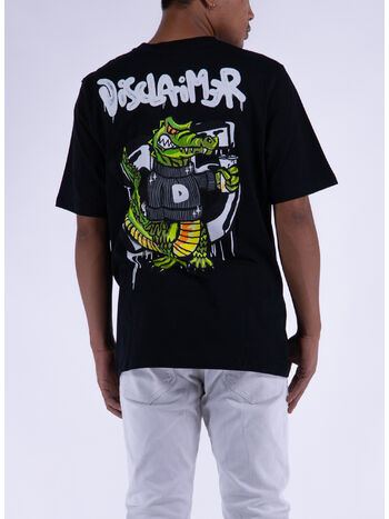T-SHIRT CON STAMPA, NERO, small