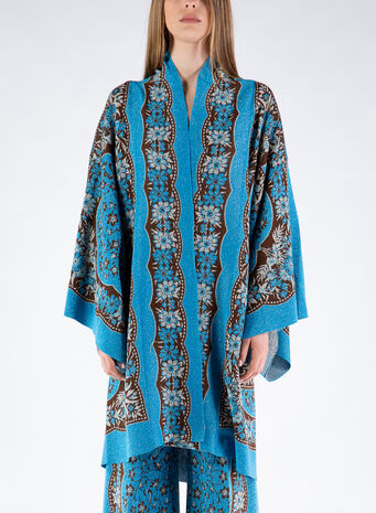 CARDIGAN KIMONO FANTASIA, CH010TURQUOISEFOULAR, small
