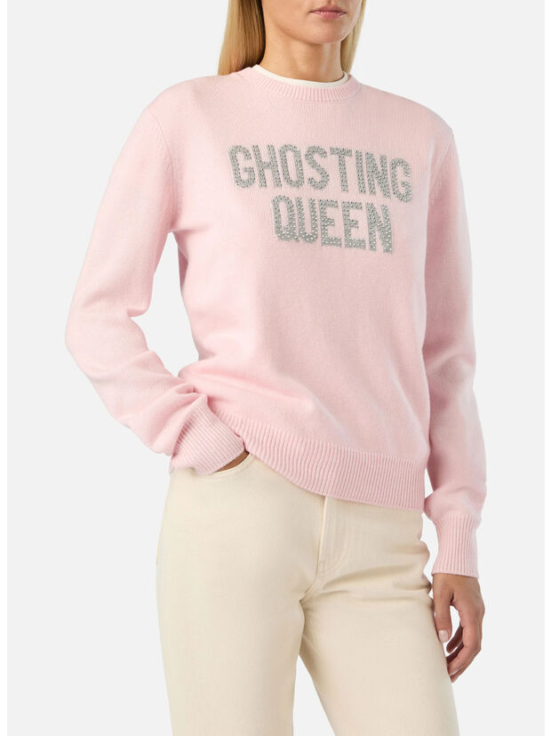 MAGLIONE NEW QUEEN, 0436OM GHOSTING QUEEN 21 STRASS, large