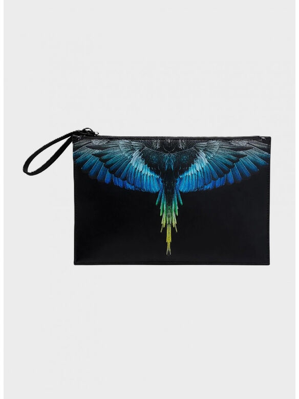 POCHETTE, BLACK / ROYAL WINGS, medium