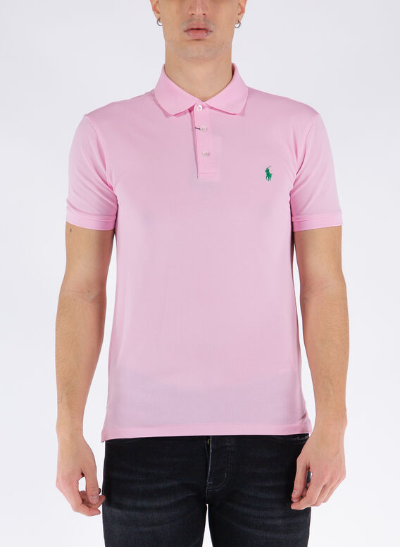 POLO A MANICHE CORTE, 202CARMELPINK, medium