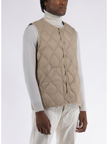GILET MILITARY CREW NECK, G.BEIGE, small