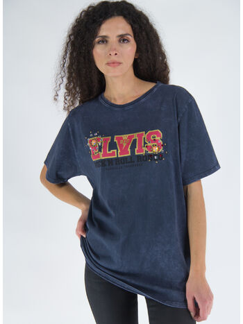 T-SHIRT ELVIS, 012 D dark blue, small