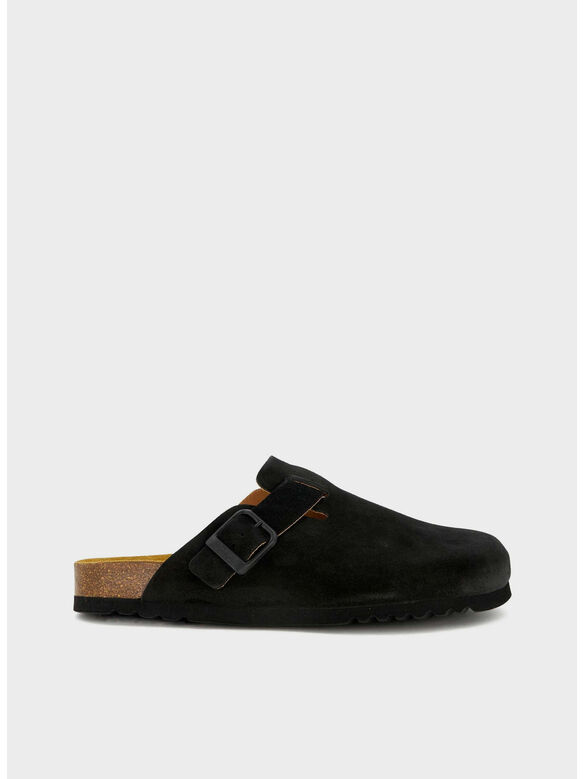 SANDALO SABOT OLIVIER, BLACK, medium