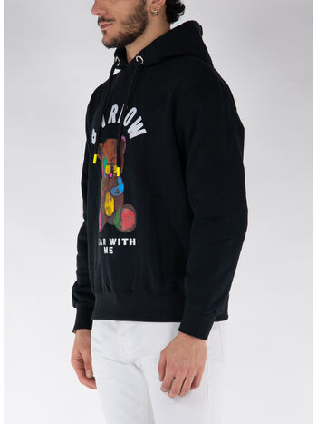 FELPA HOODIE BEAR WITH ME, 110 BLACK, small