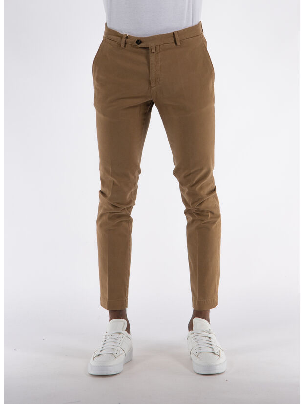 PANTALONE SLIM, 00073 TABACCO, large