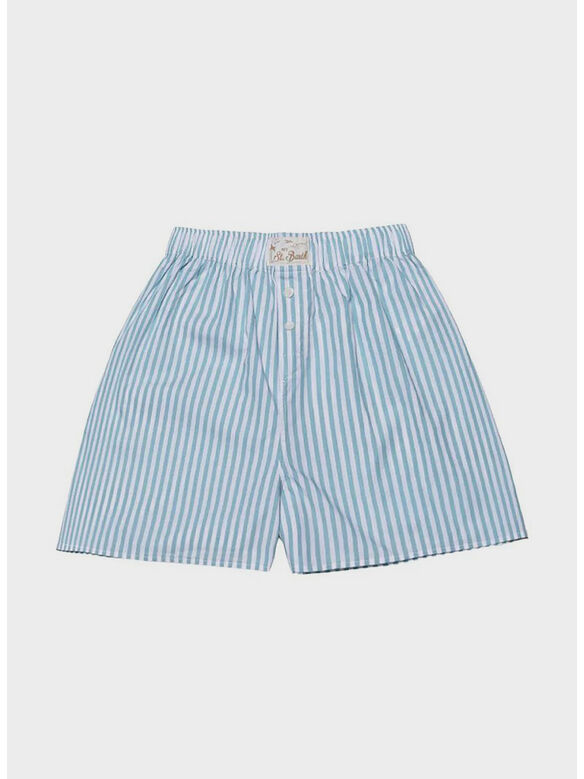 SHORTS BOXY, 00722L COTTON SB STRIPES V 53 EMB, medium