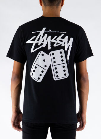 T-SHIRT DOMINOES, BLACK, small