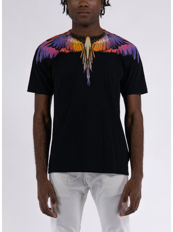 T-SHIRT ICON WINGS REGULAR, 1030 BLACK PINK, small